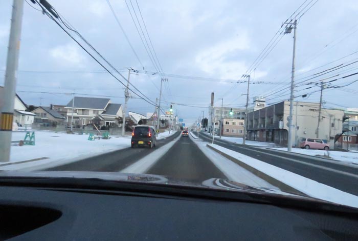 webnews今朝の北見/とん田通り、南大通り交差点から国道39号方向
