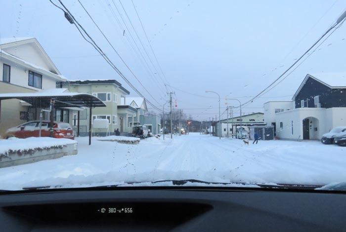 webnews今朝の北見/西5号線、南岸通りの交差点