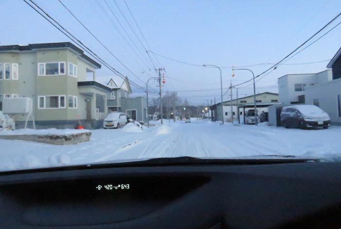 webnews今朝の北見/西5号線、南岸通りの交差点
