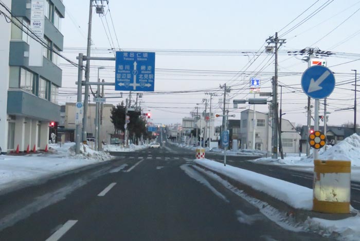 webnews今朝の北見/とん田通り、国道39号交差点