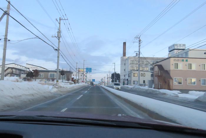 webnews今朝の北見/とん田通り、南大通り交差点から国道39号方向