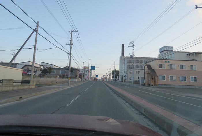 webnews今朝の北見/とん田通り、南大通り交差点から国道39号方向