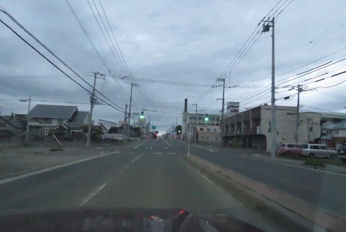 webnews今朝の北見/とん田通り、南大通り交差点から国道39号方向