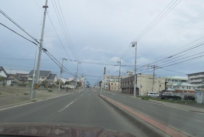 webnews今朝の北見/とん田通り、南大通り交差点から国道39号方向
