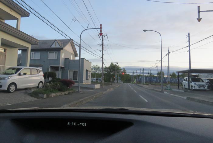 webnews今朝の北見/西5号線、南岸通りの交差点