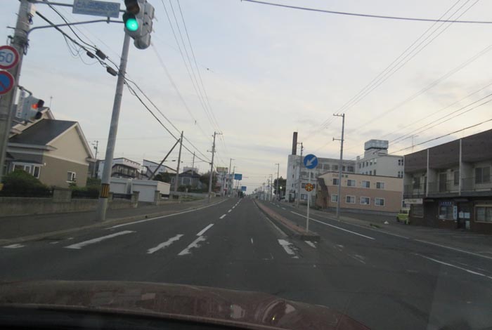 webnews今朝の北見/とん田通り、南大通り交差点から国道39号方向