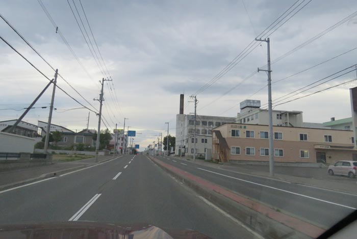 webnews今朝の北見/とん田通り、南大通り交差点から国道39号方向