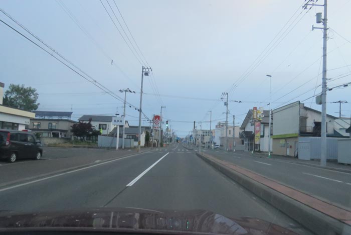 webnews今朝の北見/とん田通り、南大通り交差点から国道39号方向