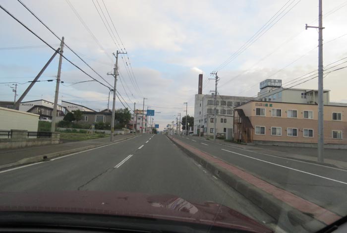 webnews今朝の北見/とん田通り、南大通り交差点から国道39号方向
