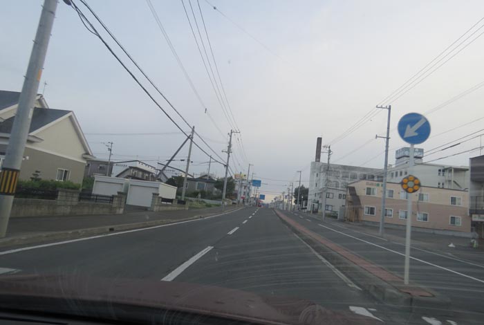 webnews今朝の北見/とん田通り、南大通り交差点から国道39号方向