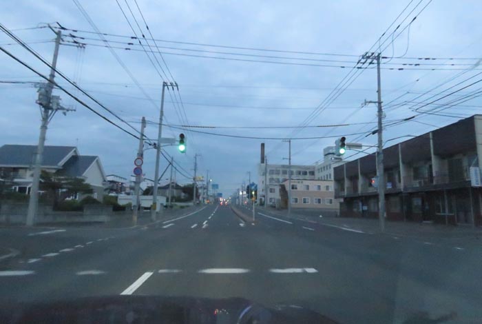 webnews今朝の北見/とん田通り、南大通り交差点から国道39号方向