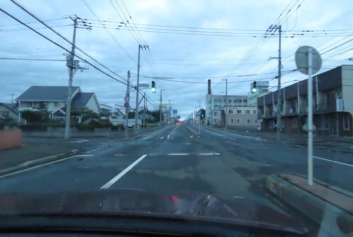webnews今朝の北見/とん田通り、南大通り交差点から国道39号方向