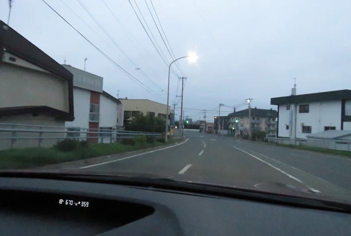webnews今朝の北見/無加川橋を渡り南大通り交差点方向