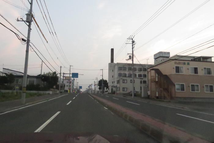 webnews今朝の北見/とん田通り、南大通り交差点から国道39号方向