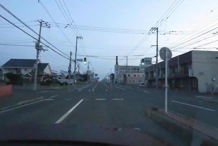 webnews今朝の北見/とん田通り、南大通り交差点から国道39号方向