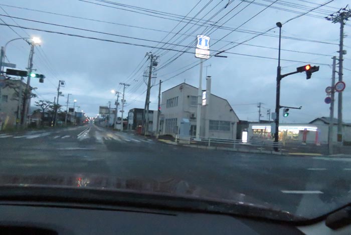 webnews今朝の北見/交差点から奥は常呂方面