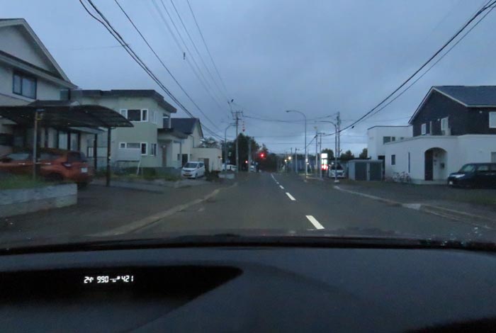 webnews今朝の北見/西5号線、南岸通りの交差点