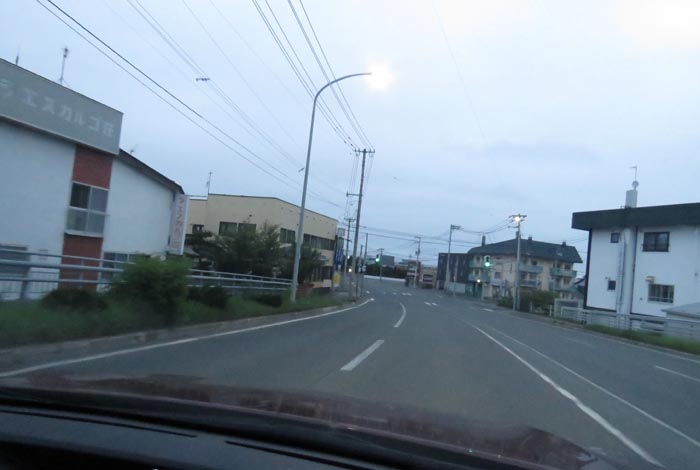 webnews今朝の北見/無加川橋を渡り南大通り交差点方向