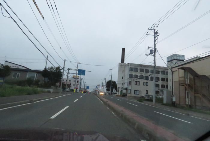 webnews今朝の北見/とん田通り、南大通り交差点から国道39号方向