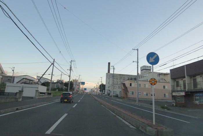 webnews今朝の北見/とん田通り、南大通り交差点から国道39号方向