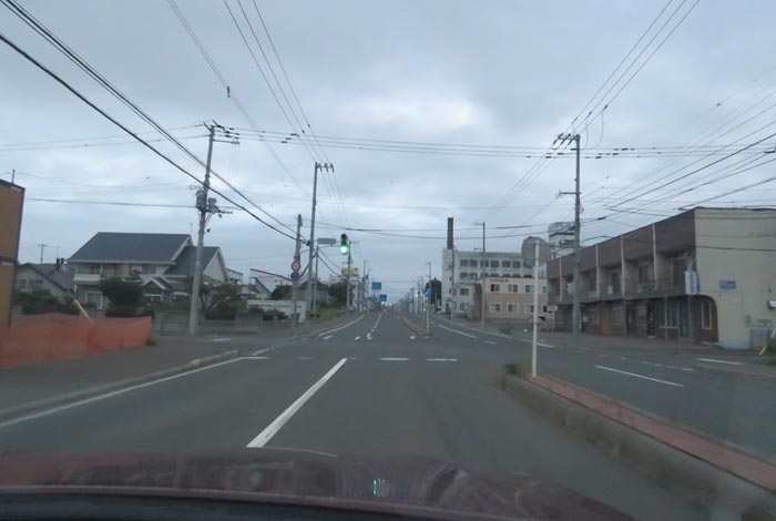 webnews今朝の北見/とん田通り、南大通り交差点から国道39号方向