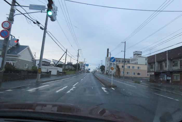 webnews今朝の北見/とん田通り、南大通り交差点から国道39号方向