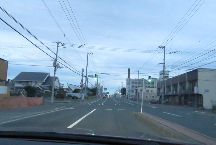 webnews今朝の北見/とん田通り、南大通り交差点から国道39号方向