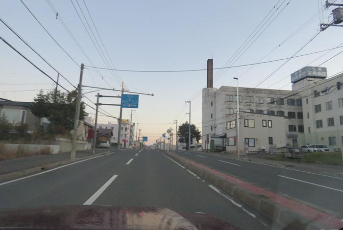 webnews今朝の北見/とん田通り、南大通り交差点から国道39号方向