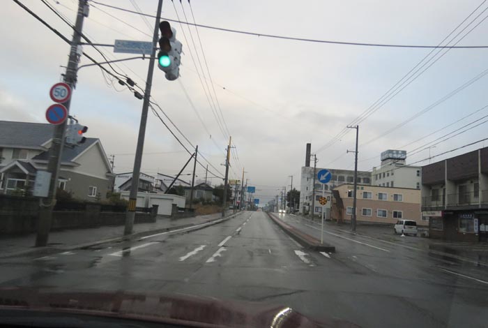 webnews今朝の北見/とん田通り、南大通り交差点から国道39号方向