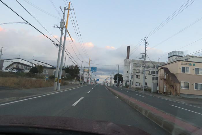 webnews今朝の北見/とん田通り、南大通り交差点から国道39号方向
