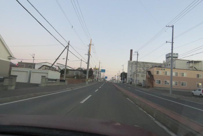 webnews今朝の北見/とん田通り、南大通り交差点から国道39号方向