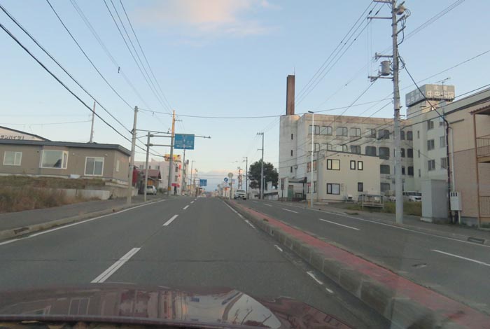 webnews今朝の北見/とん田通り、南大通り交差点から国道39号方向