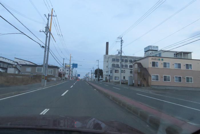 webnews今朝の北見/とん田通り、南大通り交差点から国道39号方向