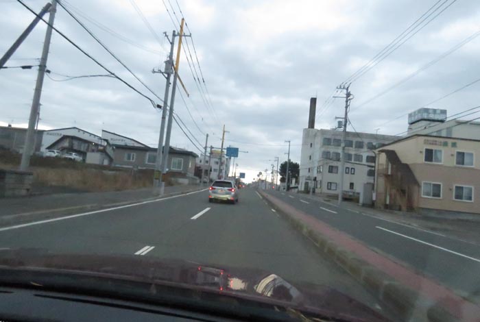 webnews今朝の北見/とん田通り、南大通り交差点から国道39号方向