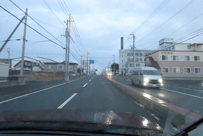 webnews今朝の北見/とん田通り、南大通り交差点から国道39号方向