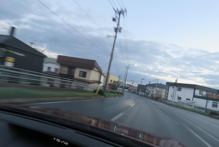 webnews今朝の北見/無加川橋を渡り南大通り交差点方向