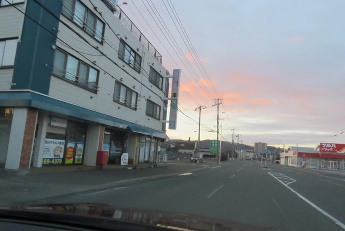 webnews今朝の北見／南大通り交差点から無加川橋方向