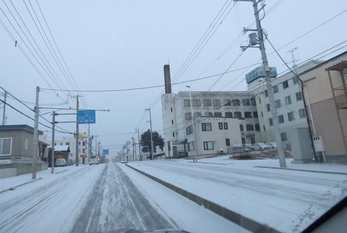 webnews今朝の北見/とん田通り、南大通り交差点から国道39号方向