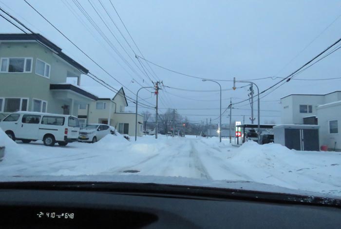 webnews今朝の北見/西5号線、南岸通りの交差点
