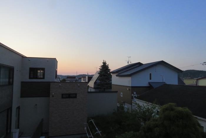 webnews今朝の北見／東の空