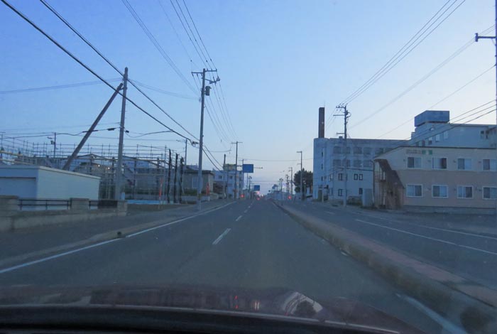 webnews今朝の北見/とん田通り、南大通り交差点から国道39号方向
