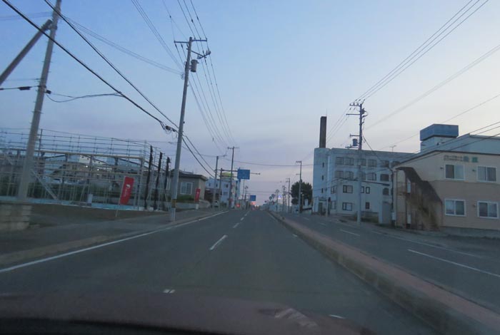 webnews今朝の北見/とん田通り、南大通り交差点から国道39号方向