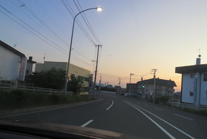 webnews今朝の北見/無加川橋を渡り南大通り交差点方向