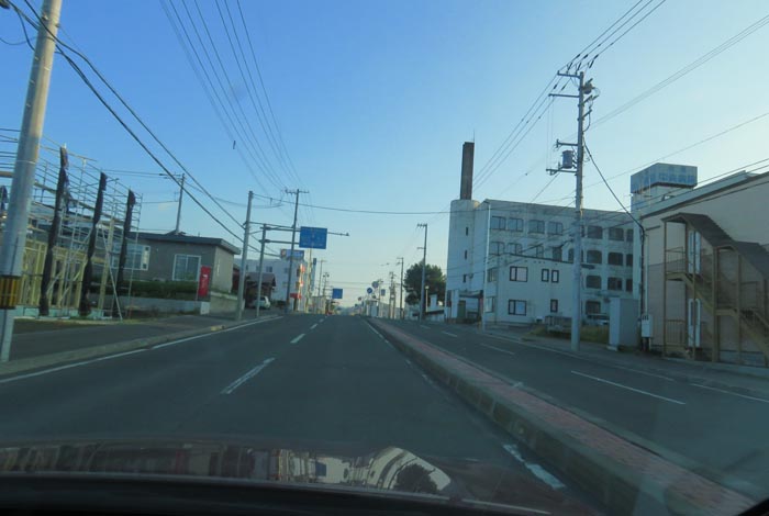 webnews今朝の北見/とん田通り、南大通り交差点から国道39号方向