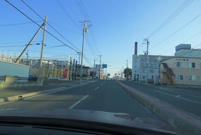 webnews今朝の北見/とん田通り、南大通り交差点から国道39号方向