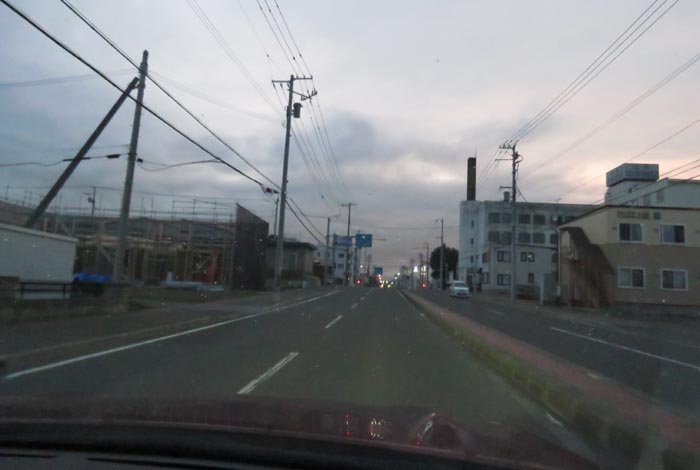 webnews今朝の北見/とん田通り、南大通り交差点から国道39号方向