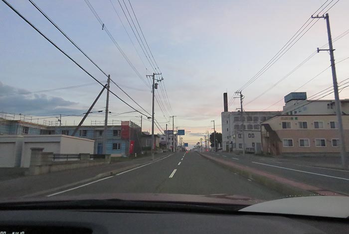 webnews今朝の北見/とん田通り、南大通り交差点から国道39号方向