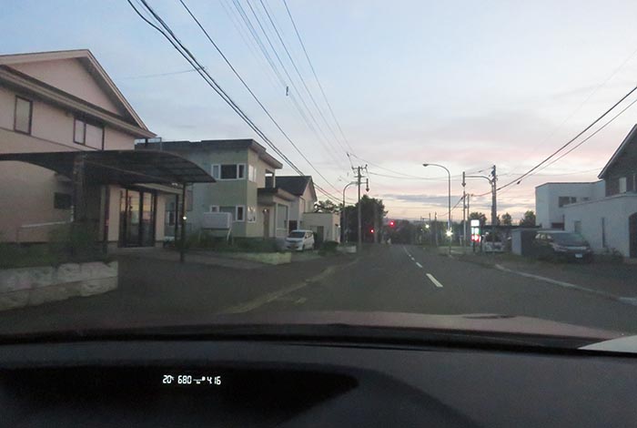 webnews今朝の北見/西5号線、南岸通りの交差点