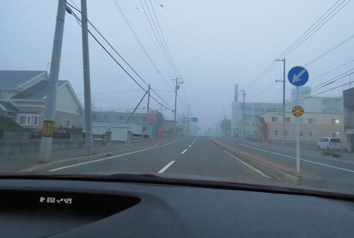 webnews今朝の北見/とん田通り、南大通り交差点から国道39号方向