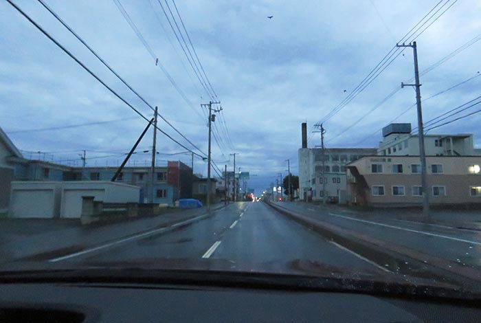 webnews今朝の北見/とん田通り、南大通り交差点から国道39号方向